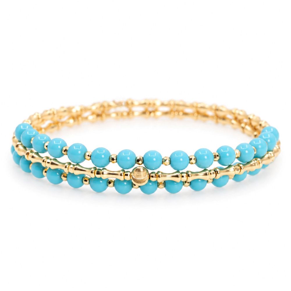 Bratara Aur Galben 18k, Turquoise 13.00 Ct