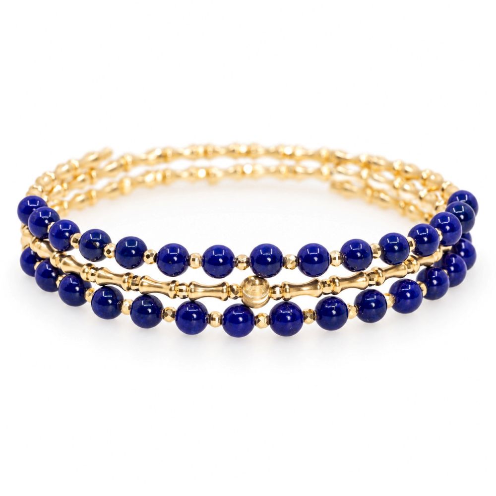 Bratara Aur Galben 18k, Lapis Lazuli 13.00 Ct