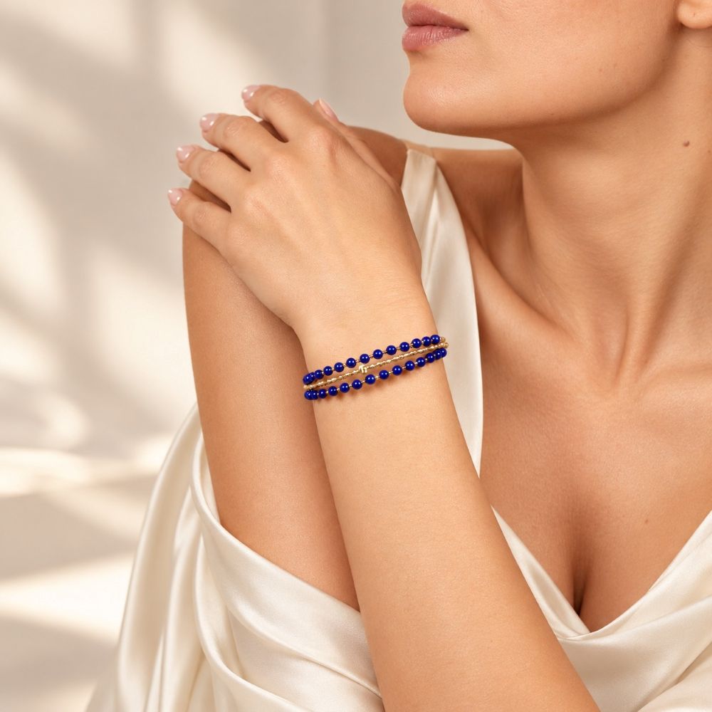 Bratara Aur Galben 18k, Lapis Lazuli 13.00 Ct