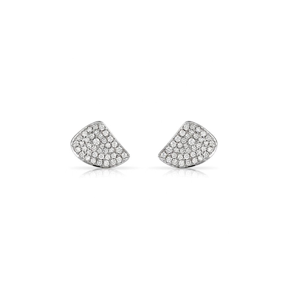 Cercei Aur Alb 18k,  Diamante Naturale 0.30 Ct FG/VS-SI