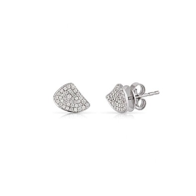 Cercei Aur Alb 18k,  Diamante Naturale 0.30 Ct FG/VS-SI