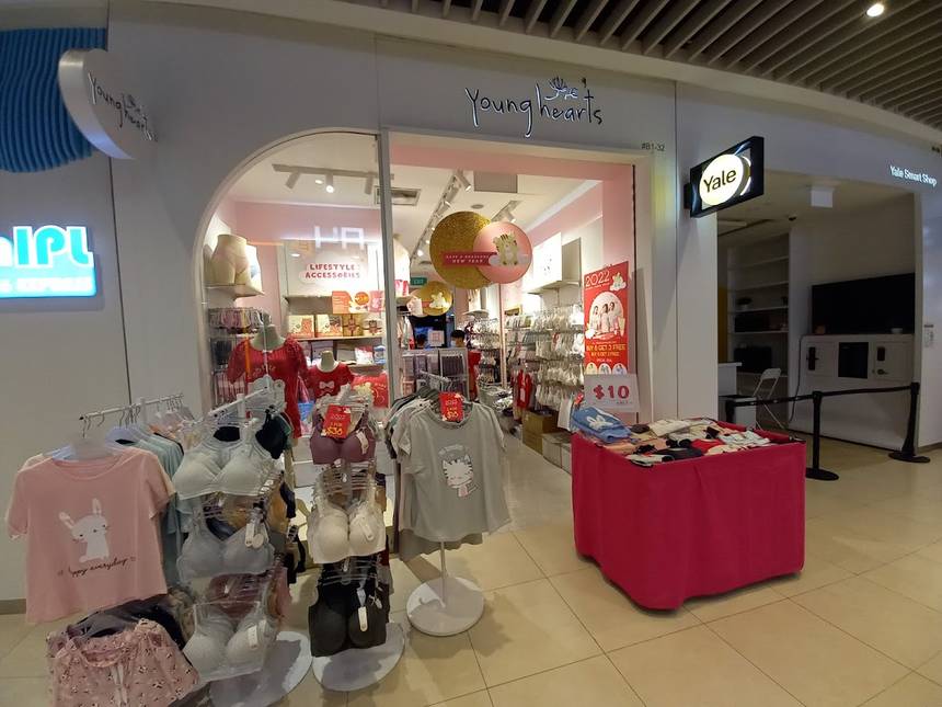 Young hearts at Bedok Mall