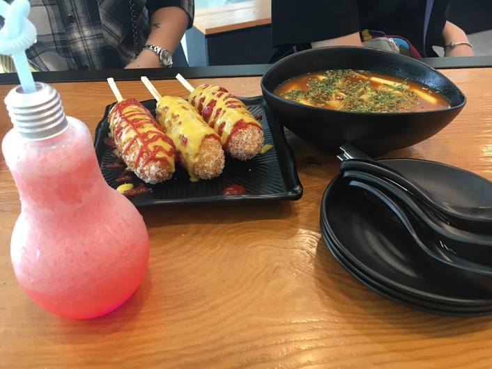 Gangnam Corndog at Clarke Quay Central
