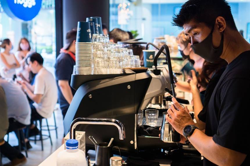 Huggs Coffee at Clarke Quay Central