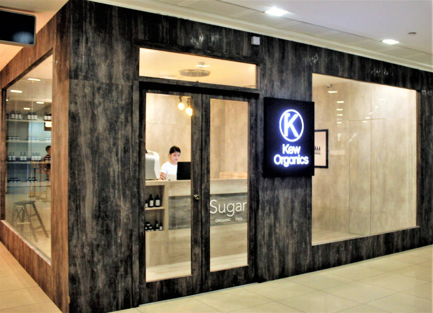 Kew Organics at Clarke Quay Central