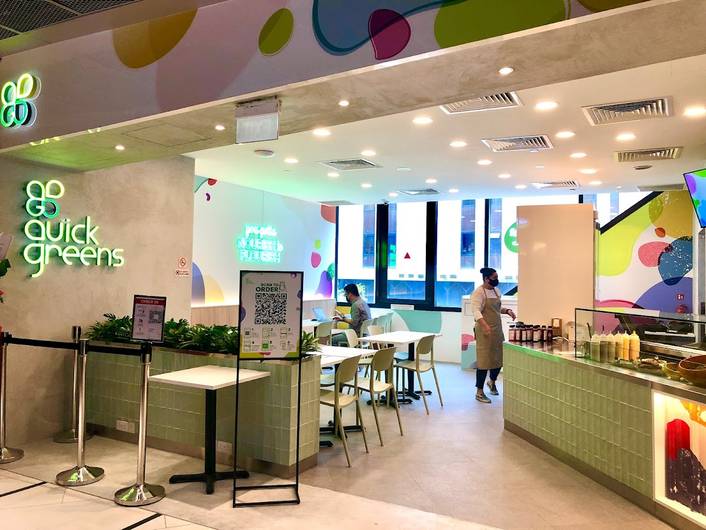 QUICK GREENS at Funan Mall