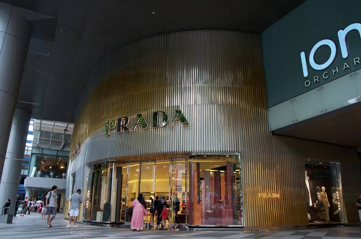 Prada at ION Orchard