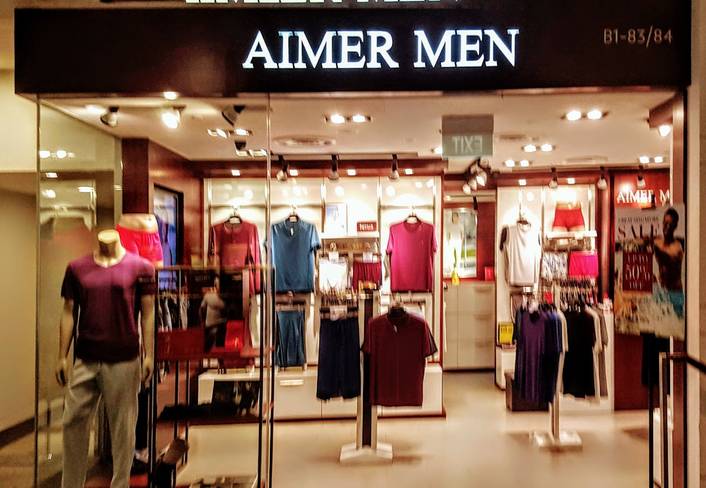 Aimer Men at Shoppes at Marina Bay Sands