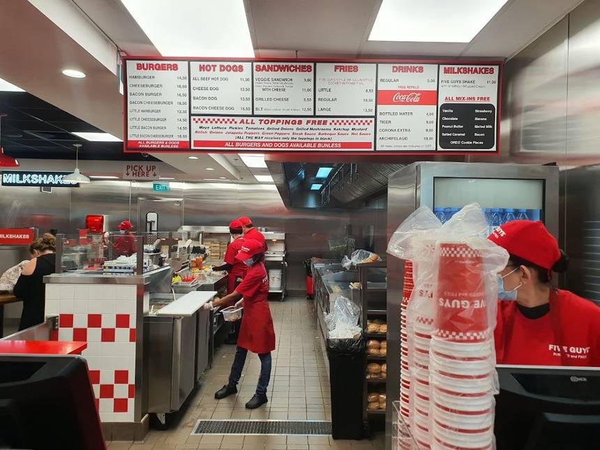 FIVE GUYS at NEX