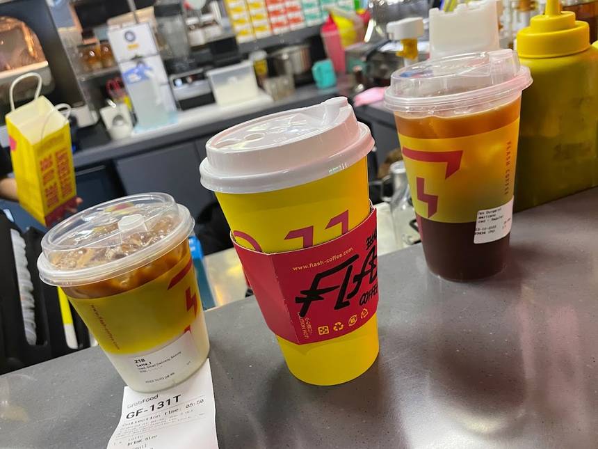 Flash Coffee at One Raffles Place