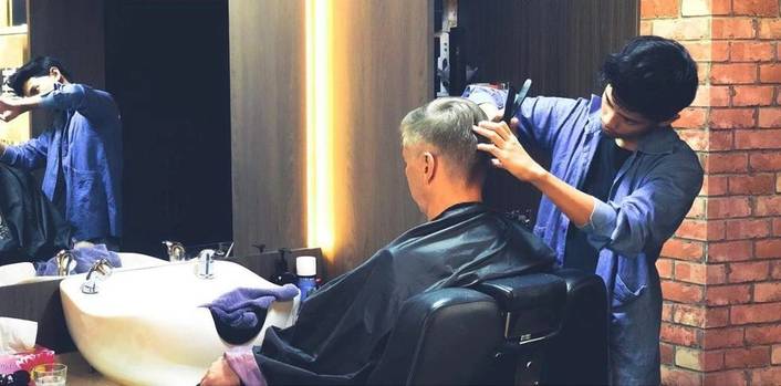 Tux Barbers Inc. at One Raffles Place