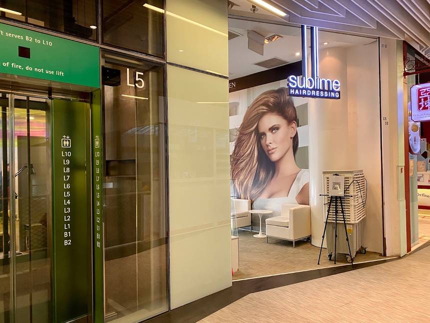 Sublime Hairdressin at Orchard Central