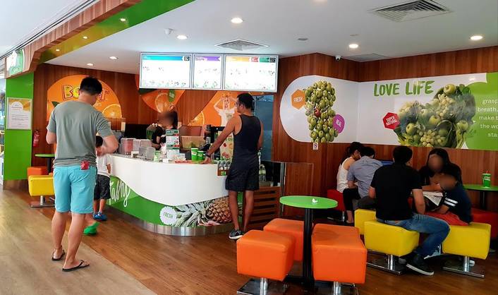 Boost Juice Bars at Velocity @ Novena Square
