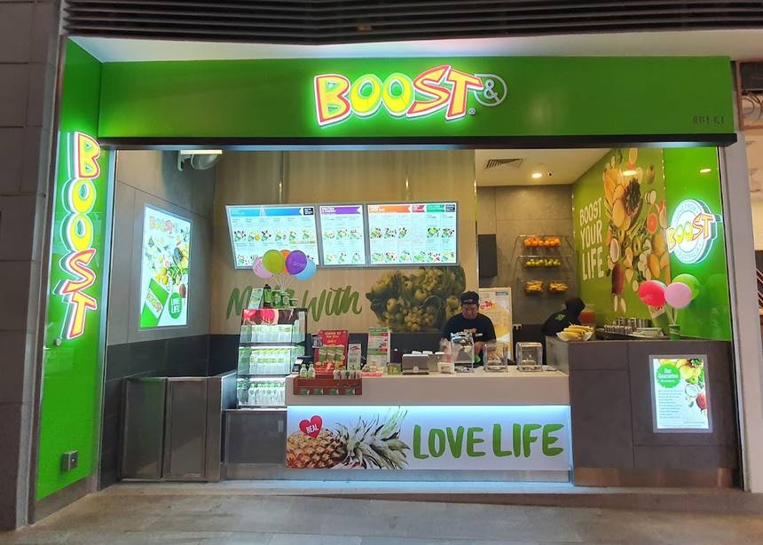 Boost Juice Bars at Waterway Point