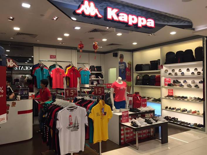 Kappa at Bugis Junction store front