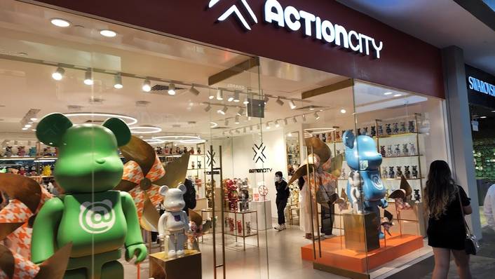 ActionCity at Shoppes at Marina Bay Sands store front