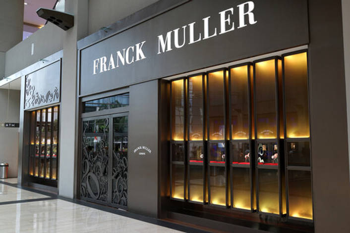 FRANCK MULLER at Shoppes at Marina Bay Sands store front