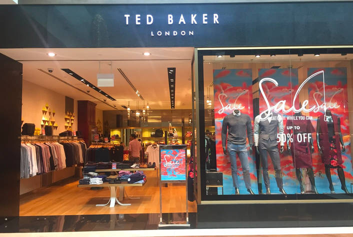 Ted Baker at Shoppes at Marina Bay Sands store front