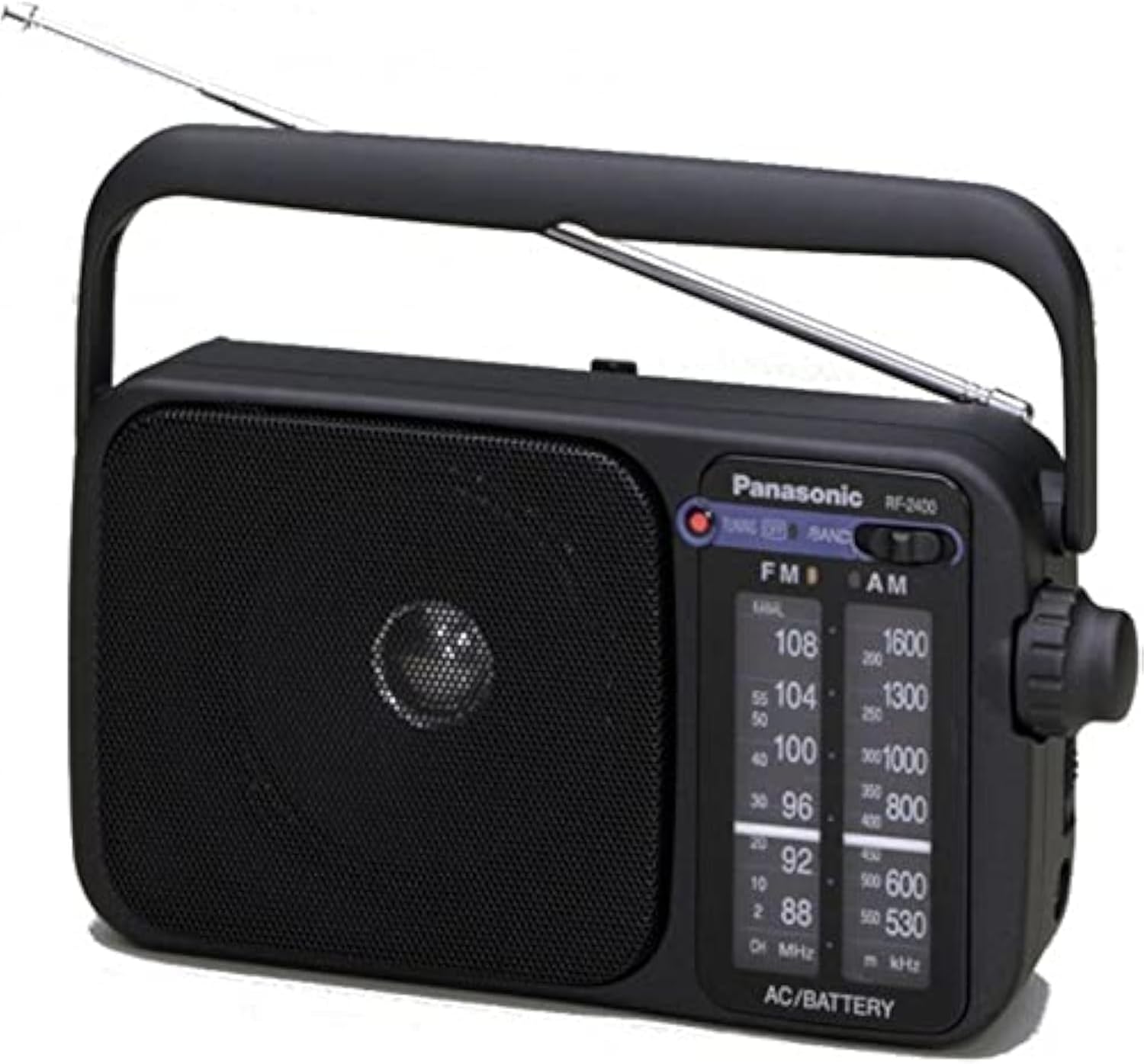 باناسونيك راديو محمول FM وAM بمؤشر تناظري RF-2400D