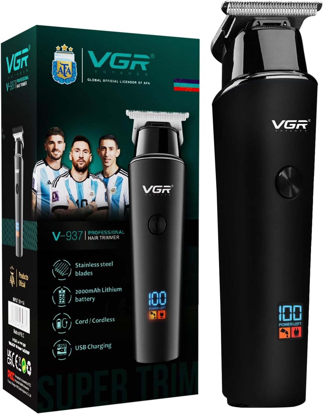 ماكينة تشذيب الشعر الاحترافية VGR V-937