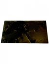Bandeja de Vidro Base - Preta c/ Dourado (11X21)