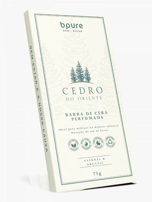 Barra de Cera Perfumada - Cedro do Oriente - 75g