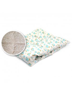 Almofada Termoterapêutica Retangular Tamanho Único - Cinza/Verde/Bege - 1un