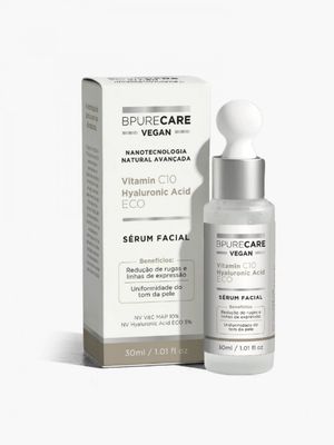 Sérum Facial - Vitamina C + Ácido Hialurônico - 30ml