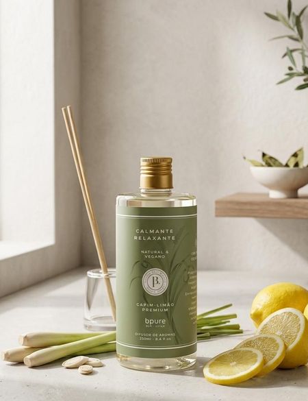Difusor de Aromas Refil - Capim Limão Premium - 250ml