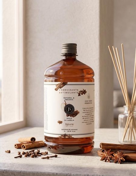 Difusor de Aromas Refil - Maçã e Canela - 1000ml