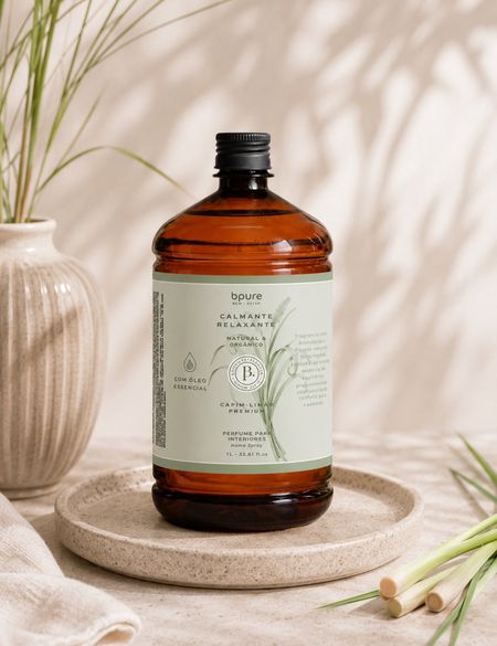 Perfume para Interiores Refil - Capim Limão Premium - 1000ml