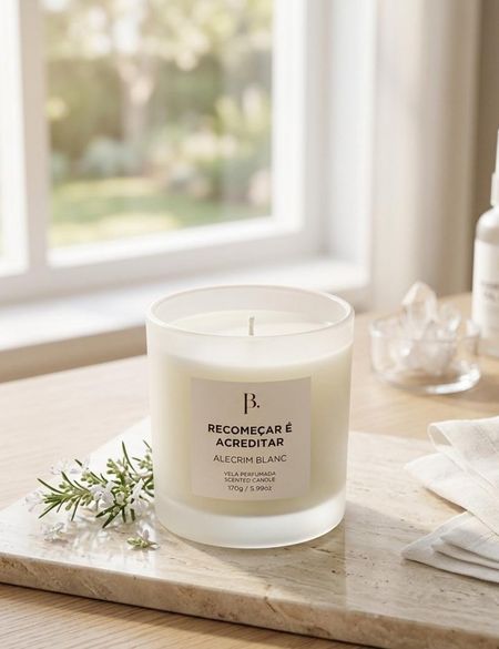 Vela Perfumada - Alecrim Blanc - 170g
