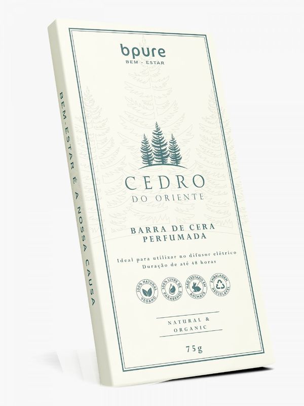 Barra de Cera Perfumada - Cedro do Oriente - 75g