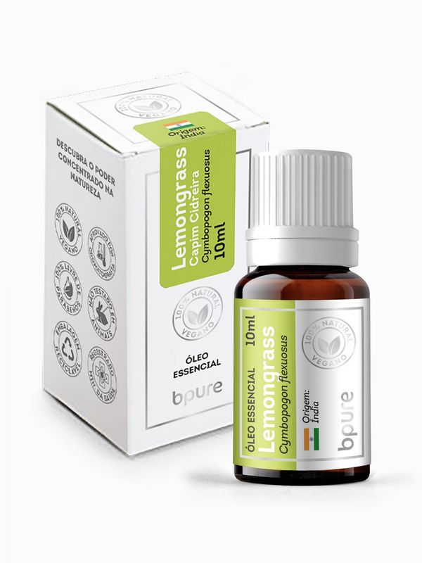 Óleo Essencial - Lemongrass (Capim Limão) - 10ml