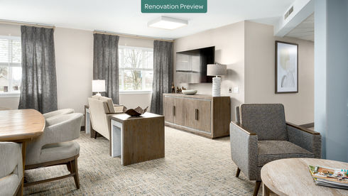 renovation preview of remodeled library