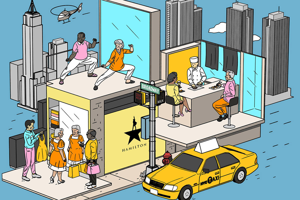 Wall Street Journal Illustraion of New York
