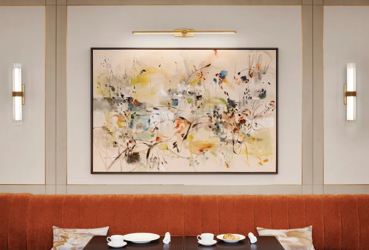Elegantly displayed artwork