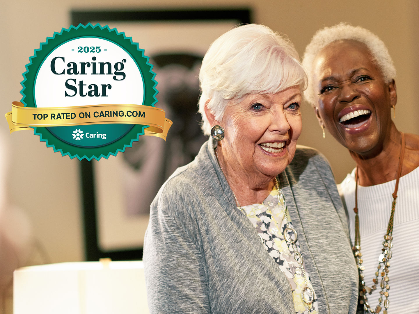 2025 Caring Star award badge