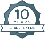 Holiday 10 Years Staff Tenure Badge