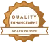 Quality Enhancement Award Winner Badge