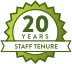 20 Years Staff Tenure Badge