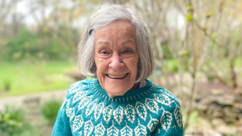 holiday senior resident and resident ambassador Mavis smiling
