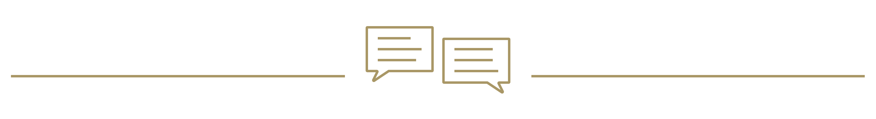 Dividing lines with speech bubbles