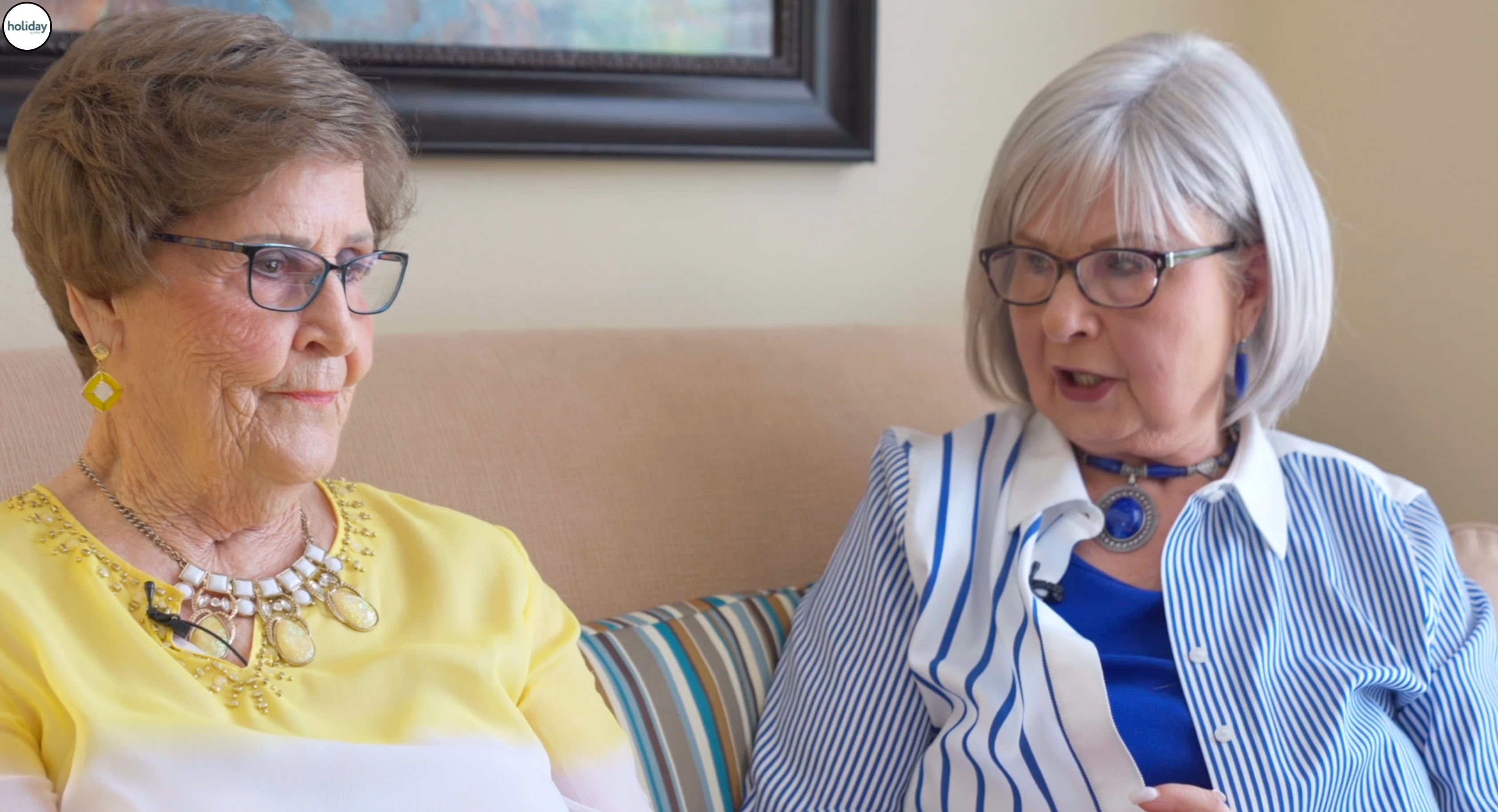 Melba and Berta explain their friendship how they met at Holiday by Atria