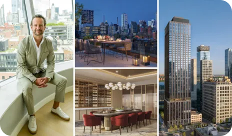 Mosaic of spaces at Coterie and building architect