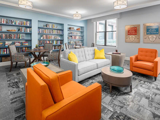 Atria Maplewood Place community living room