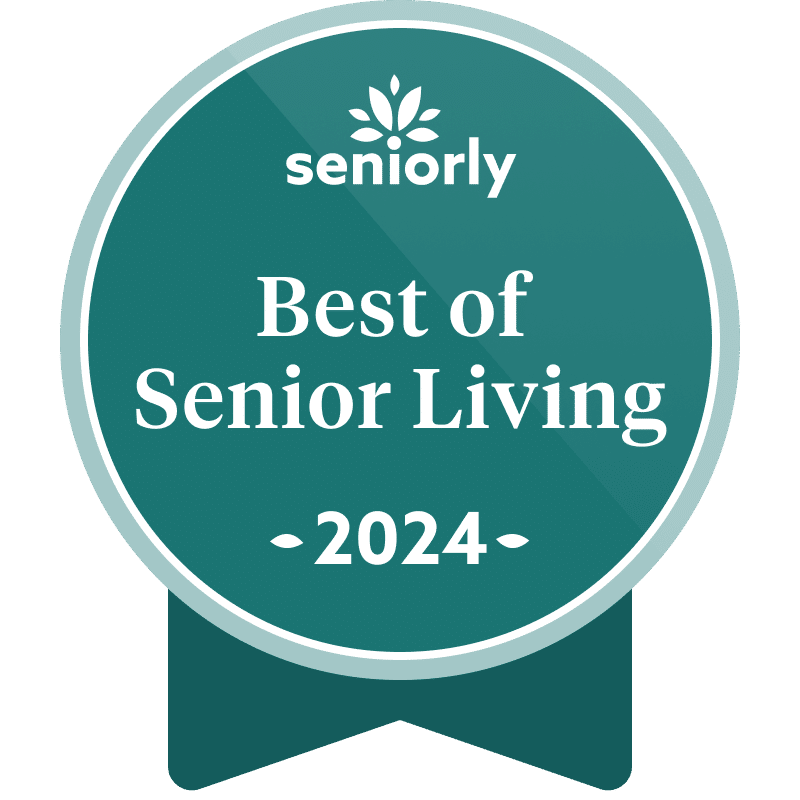 Seniorly Best of Senior Living Badge 2024