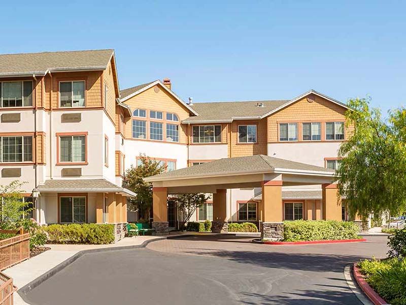 Atria Park of Lafayette exterior entrance