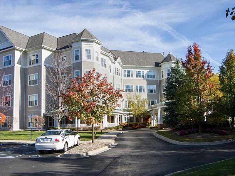 Atria Park of Ann arbor exterior entrance