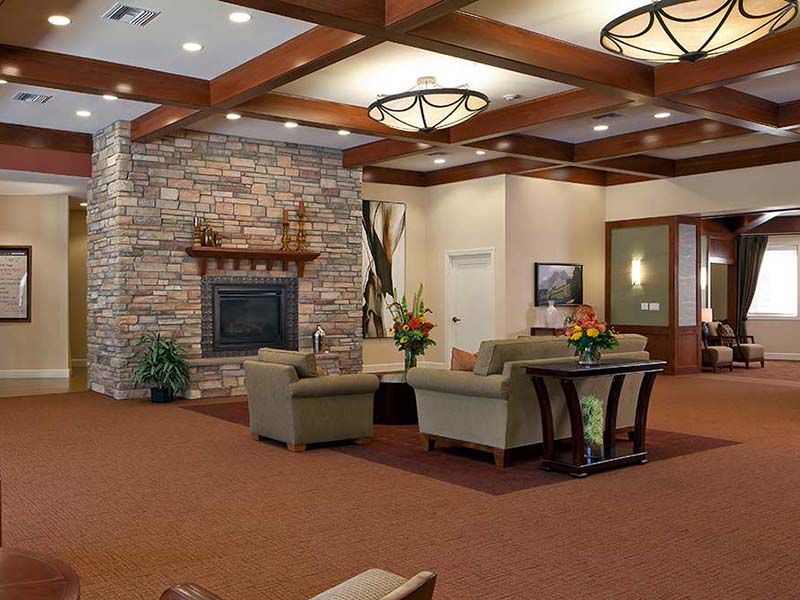 Atria Valley View living room